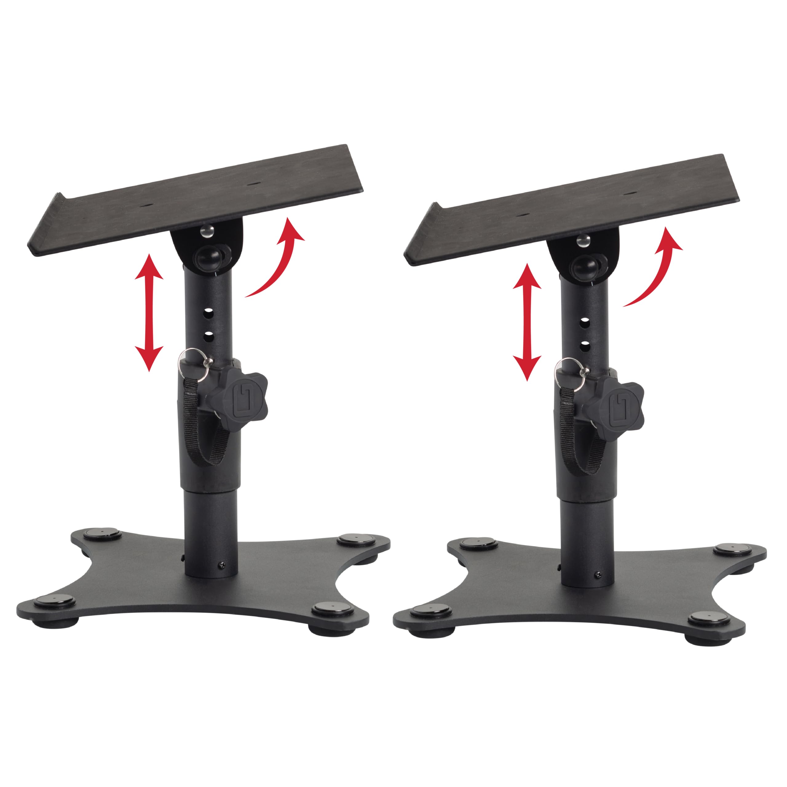 Gator Speakers GFWSPKSTMNDSK Monitorständer 2er-Set neigbar