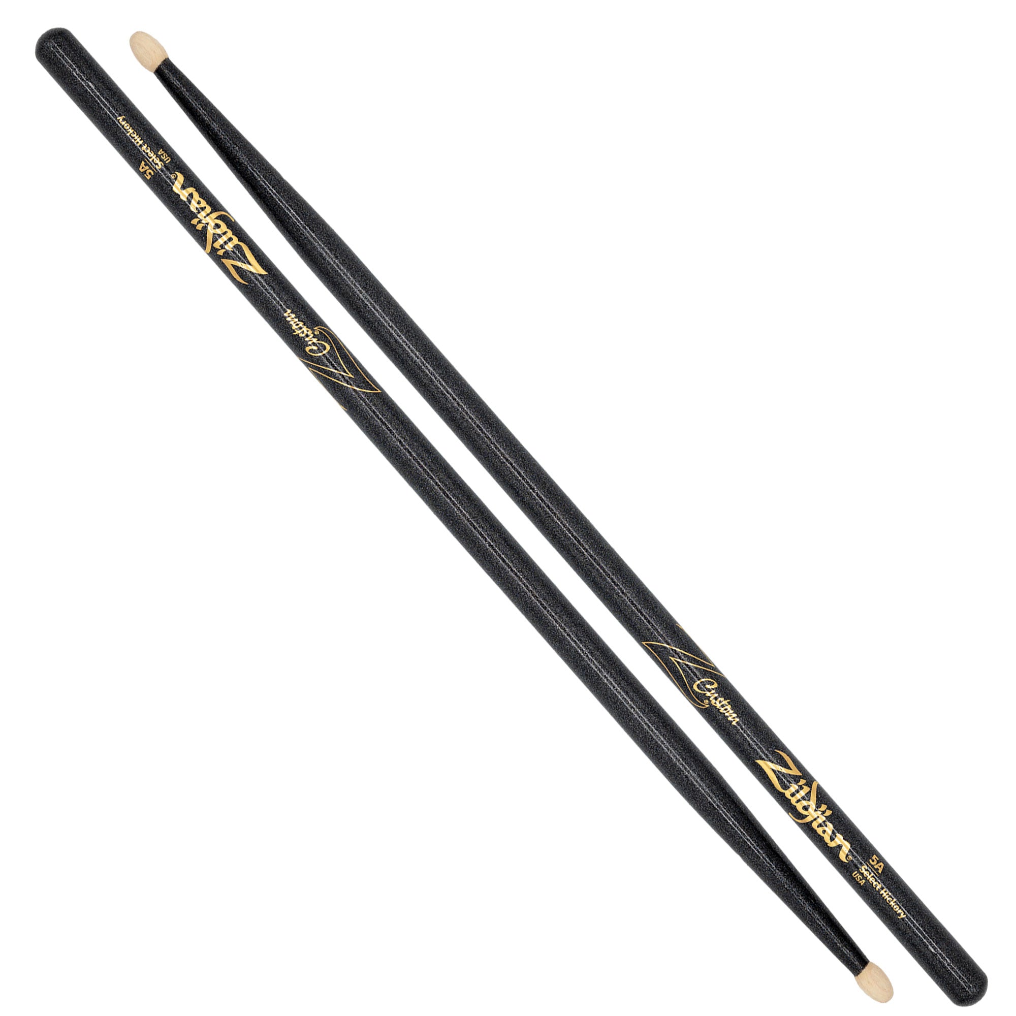Zildjian Z Custom 5A Drumsticks Holzspitze Black Chroma Paar