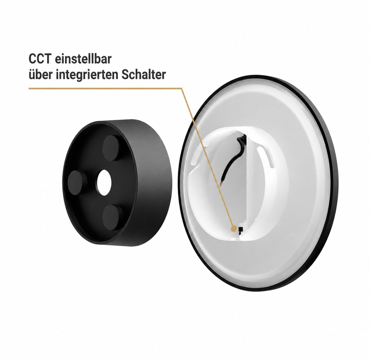 Elobra Havana S Wandleuchte Wandlampe round Living