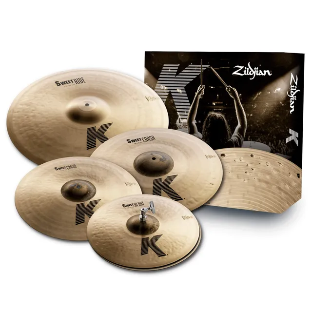 Zildjian K Sweet Becken Set 15/17/19/21 K