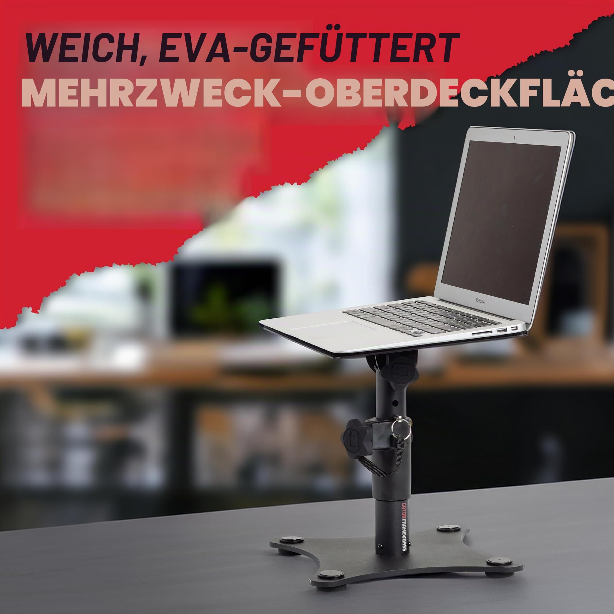 Gator Speakers GFWSPKSTMNDSK Monitorständer 2er-Set neigbar