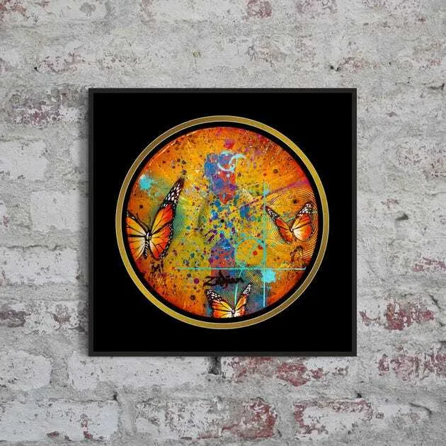 Zildjian X Risk Paper Cymbal Kunstdruck gerahmt Nr. 2