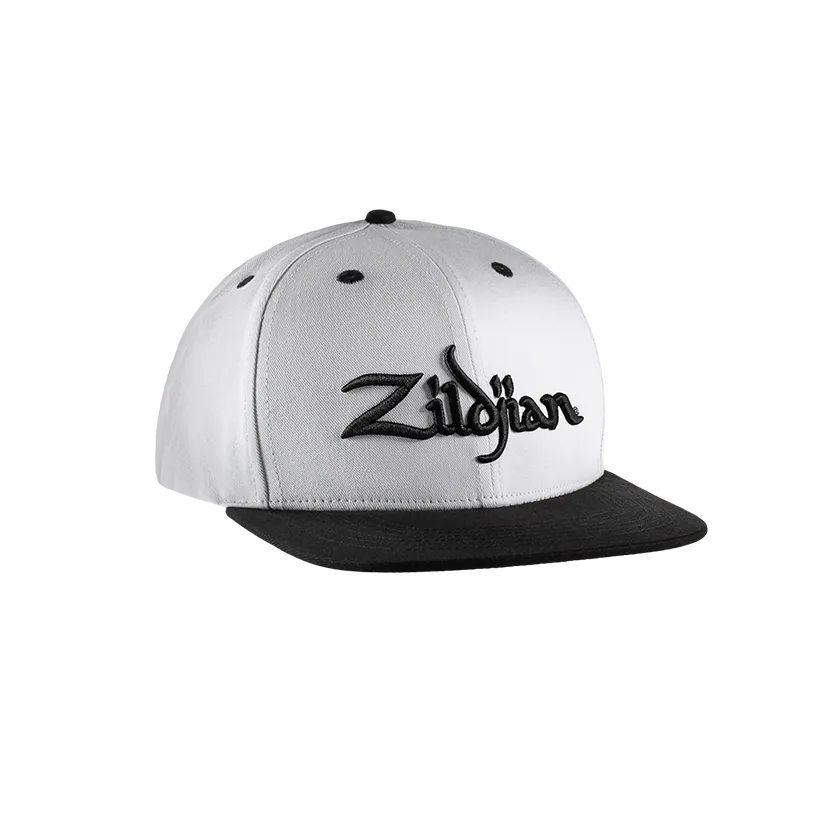 Zildjian 6-Panel Snapback Cap weiß Acryl Einheitsgröße