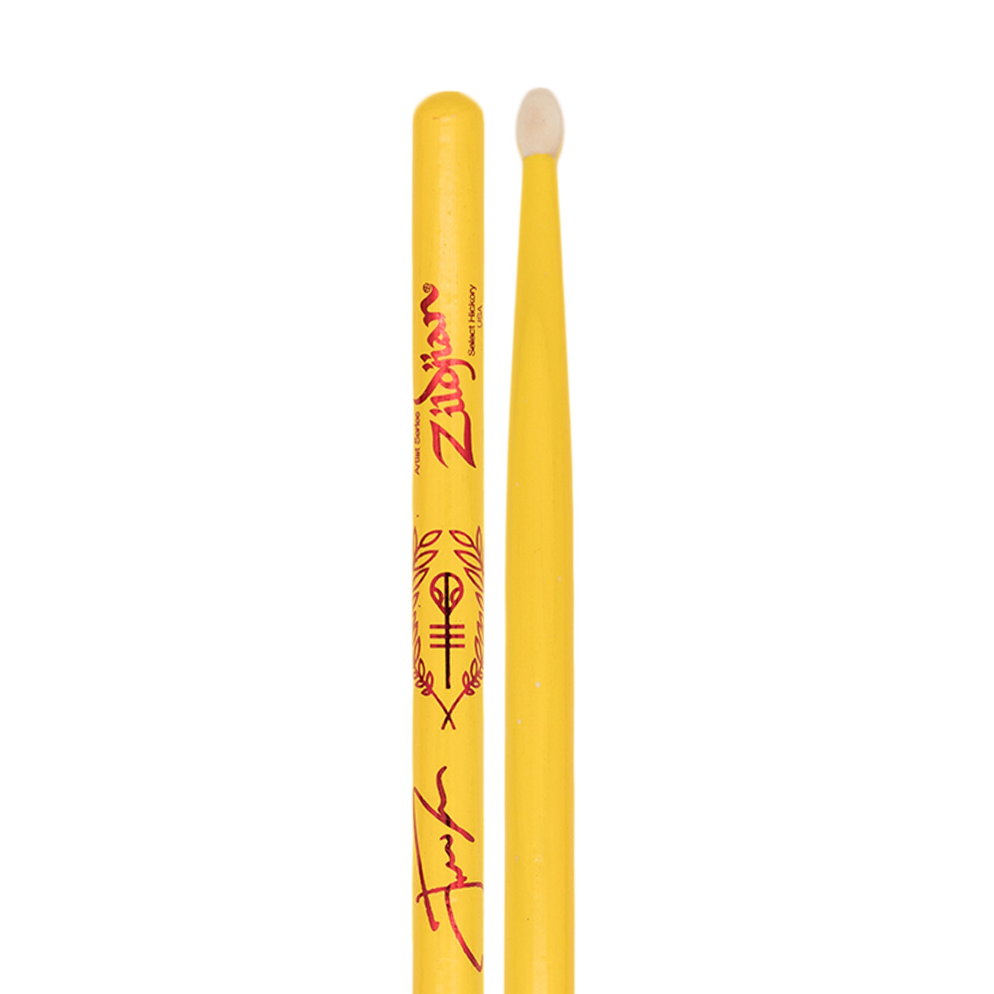 Zildjian Josh Dun Clancy Yellow Drumsticks Gelb