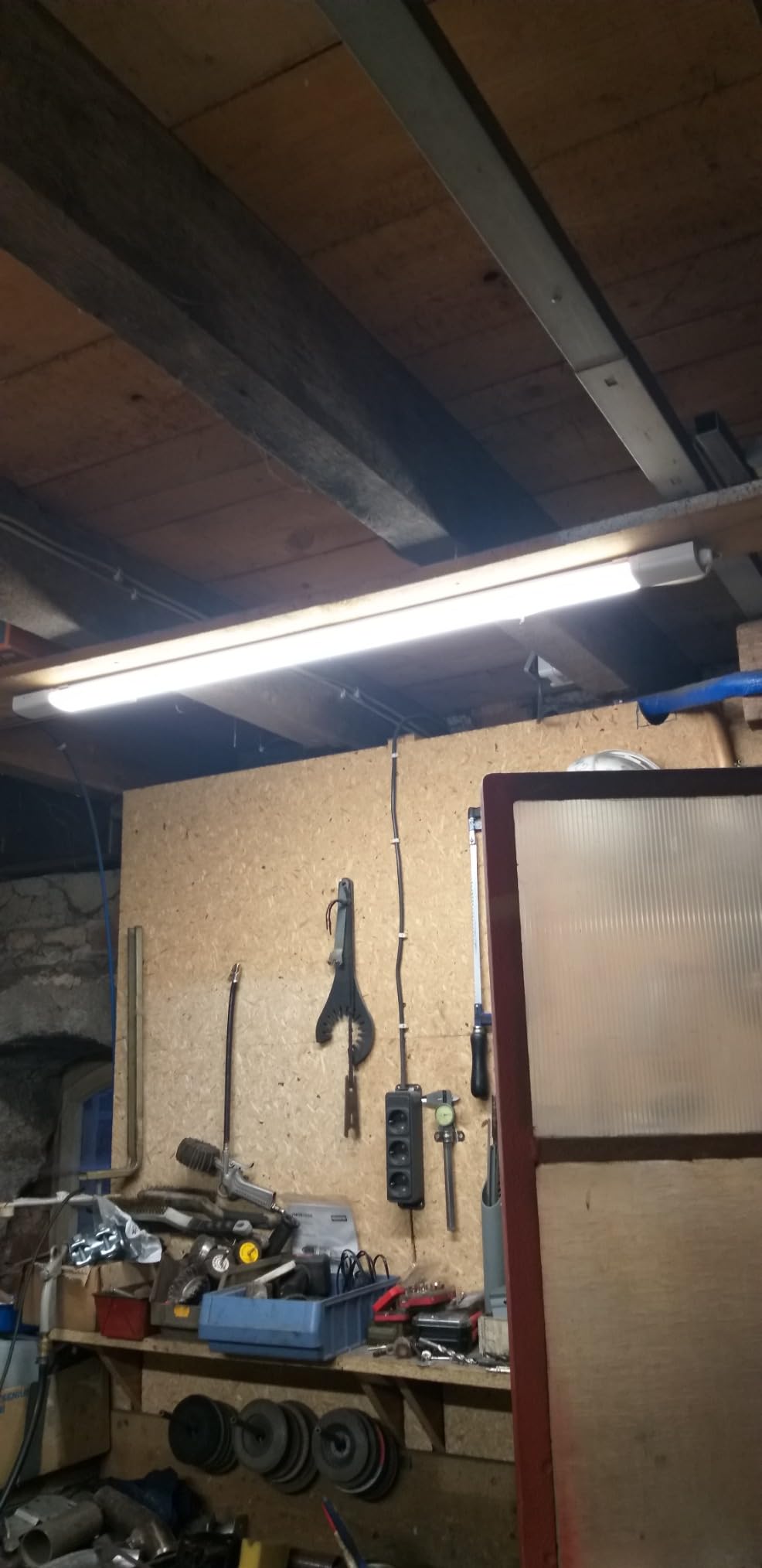 Modlicht LED Feuchtraumleuchte 120CM 36W Weiß IP65