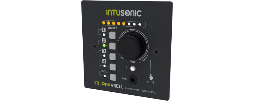 INTUSONIC INTUPAK VRE11 Wandpanel RS485 mit Fernbedienung