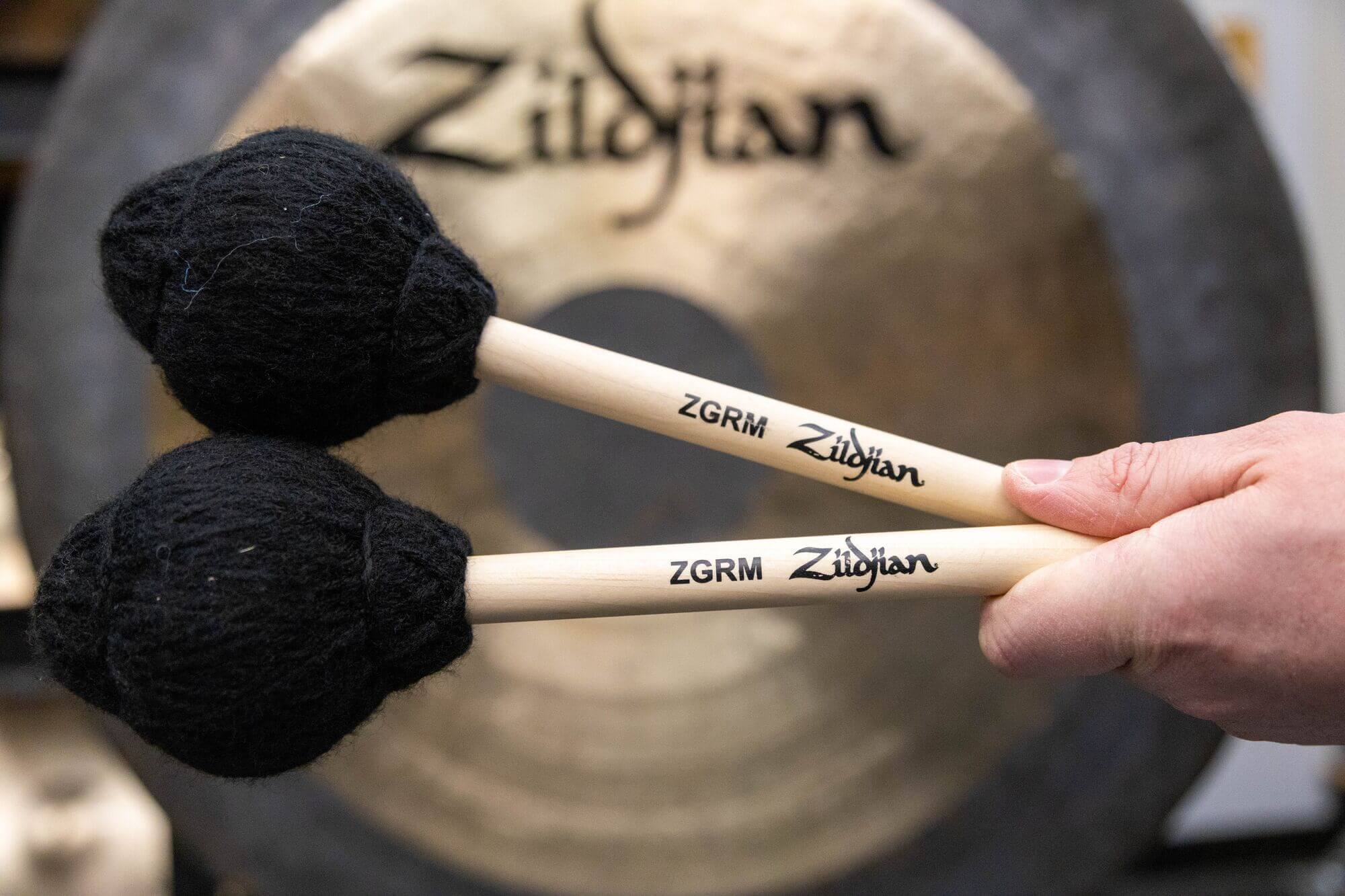 Zildjian Mallets & More Gong Roller Schlegel Paar Ahorn