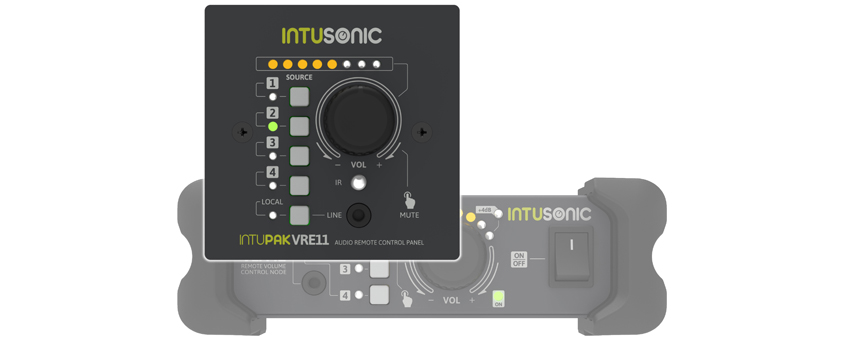INTUSONIC INTUPAK VRE11 Wandpanel RS485 mit Fernbedienung
