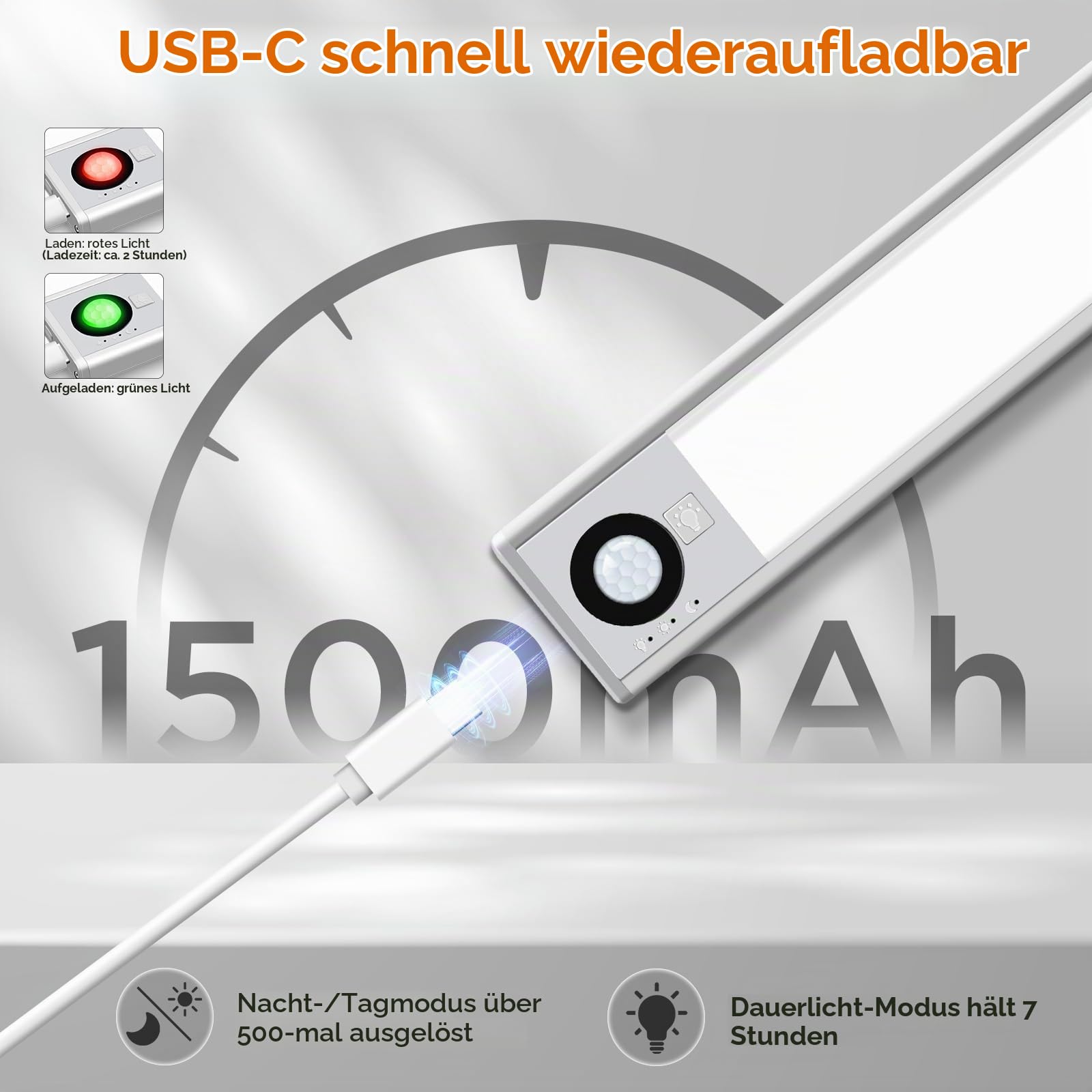 Alusso Cabinet Light Schrankleuchte 30cm 2 Stück dimmbar