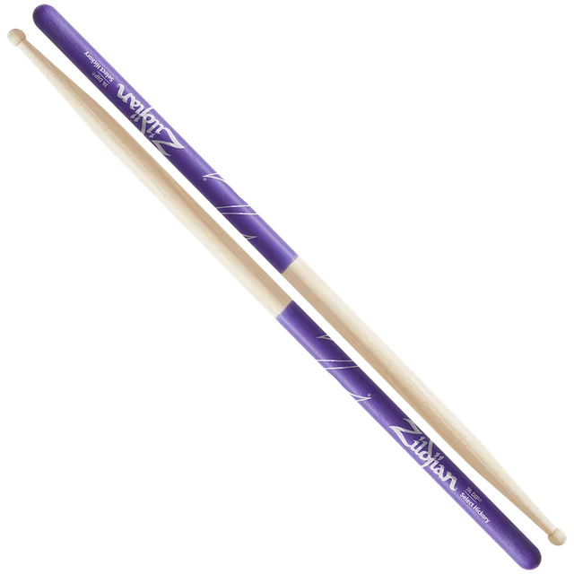 Zildjian 7A Purple DIP Drumsticks Grip Sticks