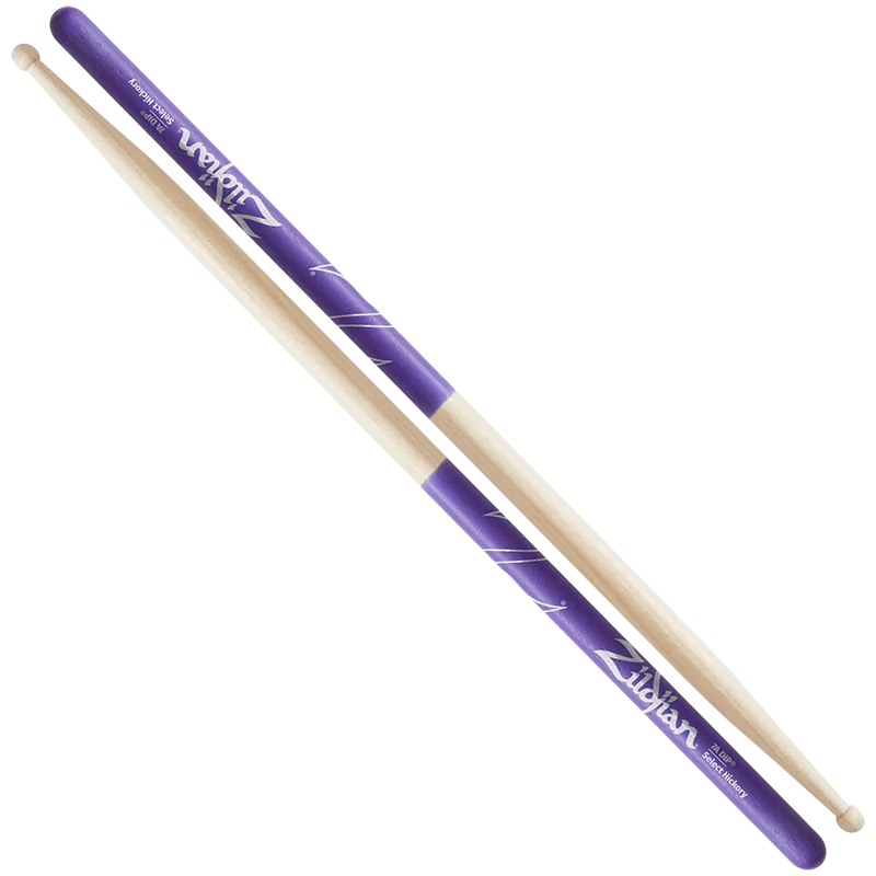 Zildjian 7A Purple DIP Drumsticks Grip Sticks
