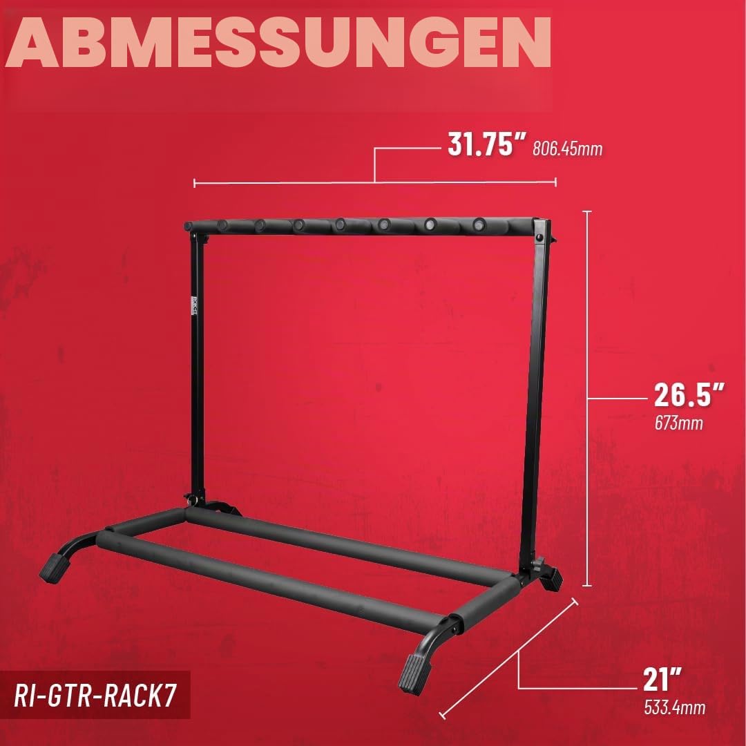 Gator Rok-It RI-GTR-RACK7 Gitarrenständer 7-fach klappbar Stahl