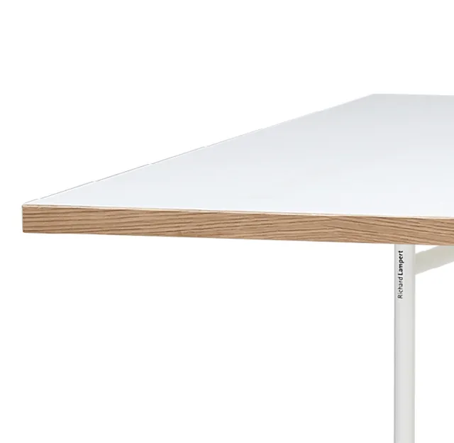Richard Lampert Eiermann Tisch 200x90 Weiß Eiche