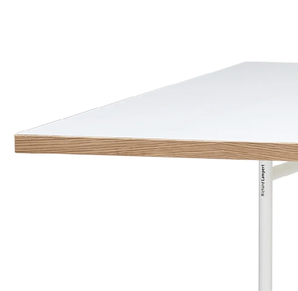 Richard Lampert Eiermann Tisch 200x90 Weiß Eiche