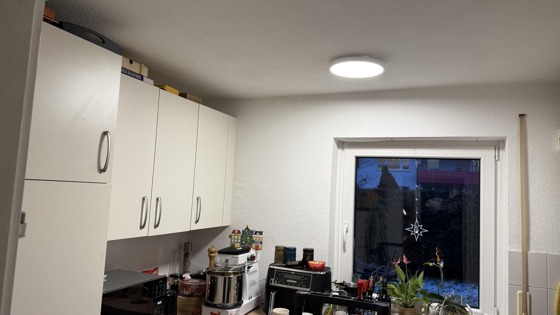 Modlicht LED Deckenleuchte 28W Ø30cm Weiß RGBIC Smart