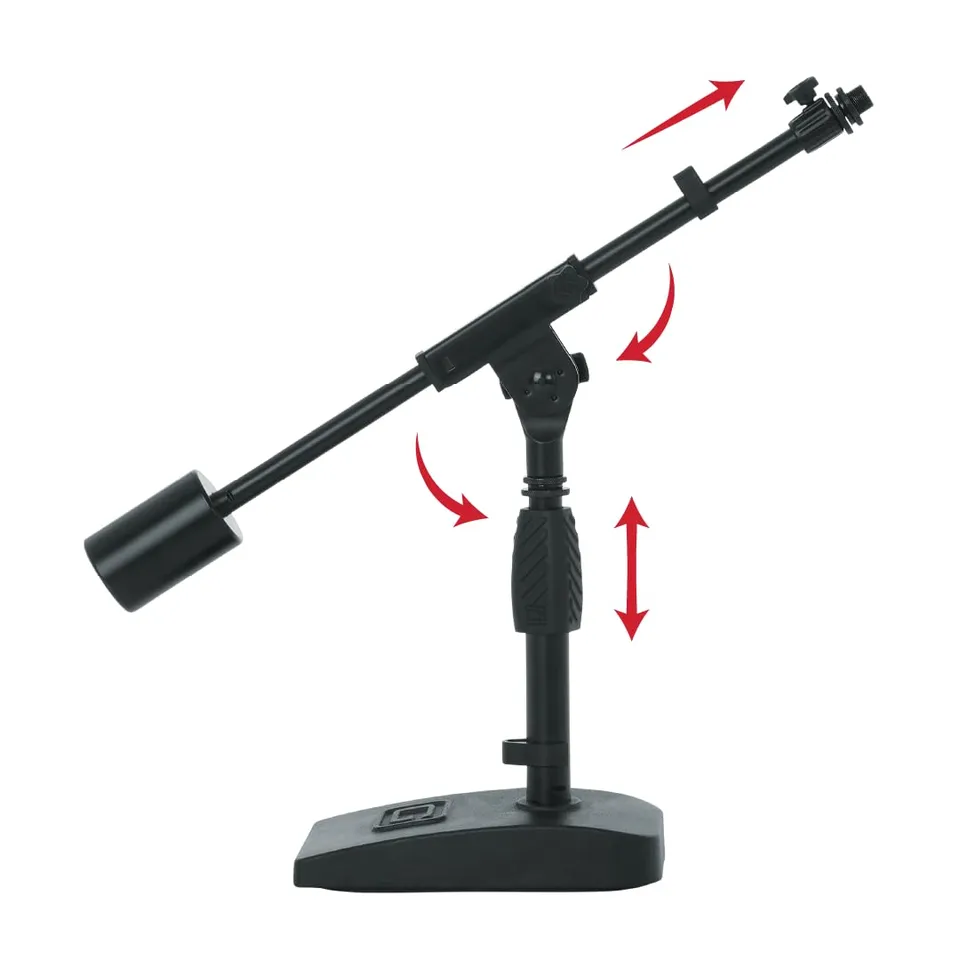 Gator GFW-MIC-0822 Mikrofonständer Teleskop Tischstativ Stahl