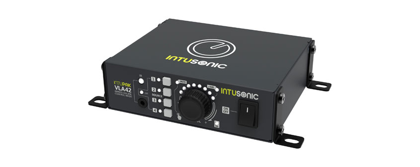 Intusonic INTUPAK VLA42 Audiomixer 4-Kanal mit Fernbedienung