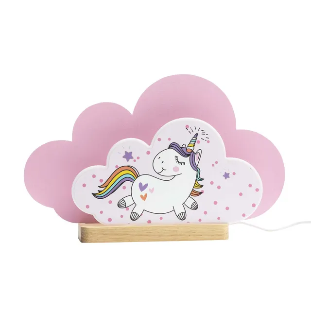 Elobra Tischleuchten Kids Stecksystem Babsy Tischleuchte Einhorn rosa
