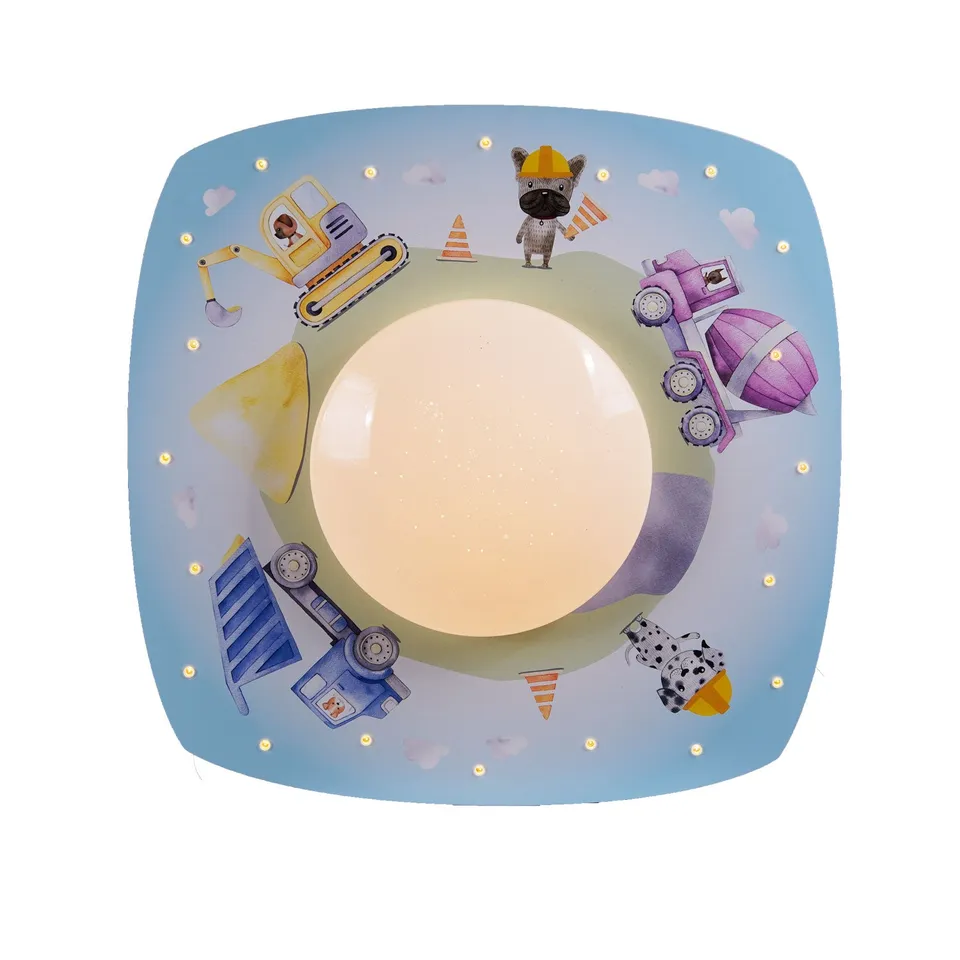 Elobra Kids Deckenleuchte LED Baustelle Kinderzimmer