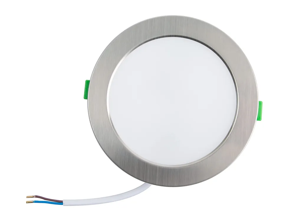 Alusso Einbaustrahler 5W Nickel dimmbar 12er Set LED