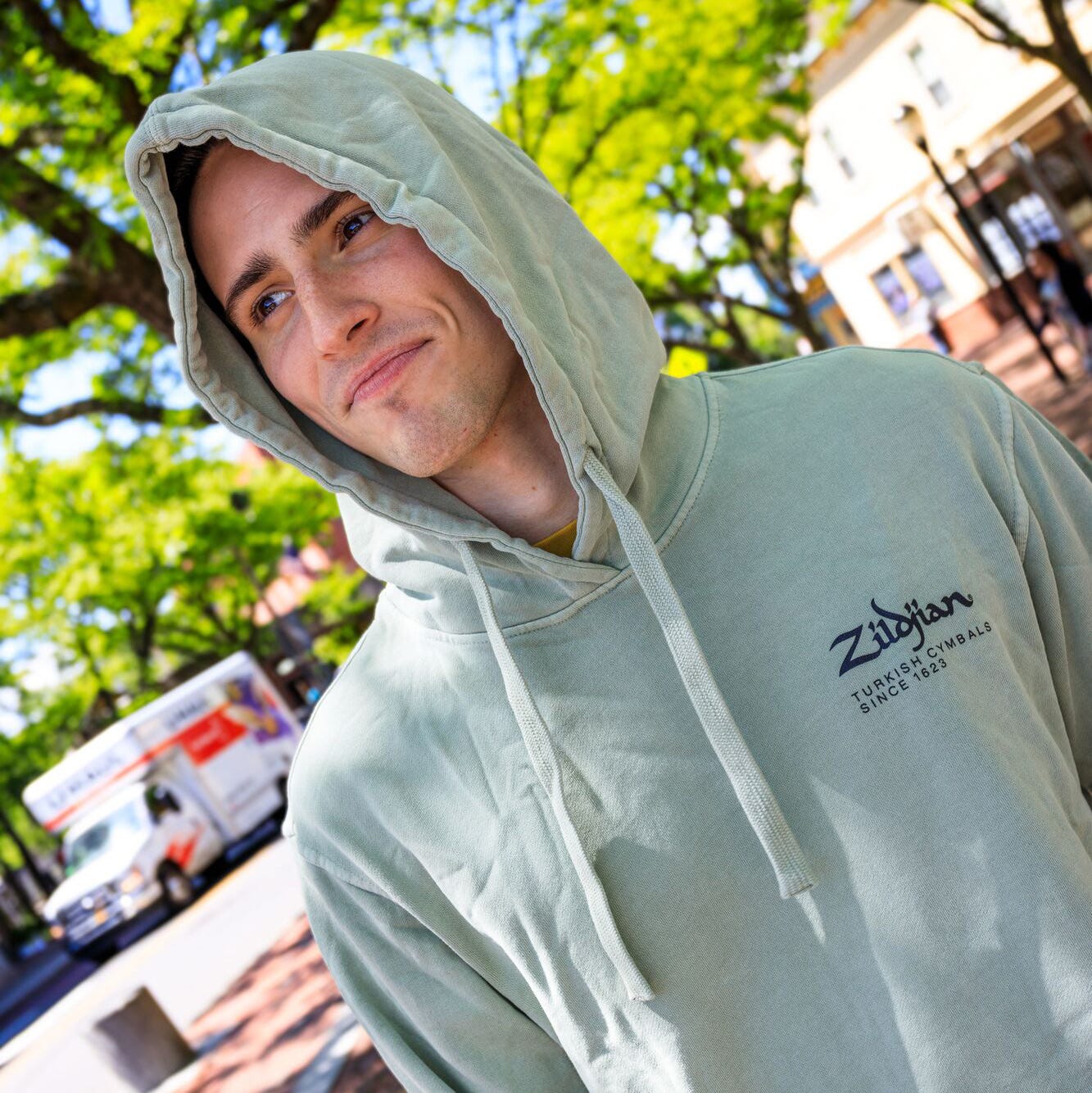 Zildjian Limited Edition Hoodie Kapuzenpullover Baumwolle Braun