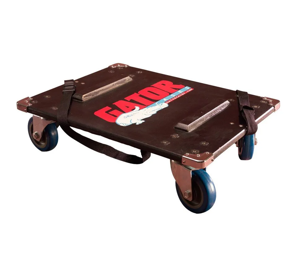 Gator GA-100 Caster Kit Rollbrett Rack 180 kg Holz