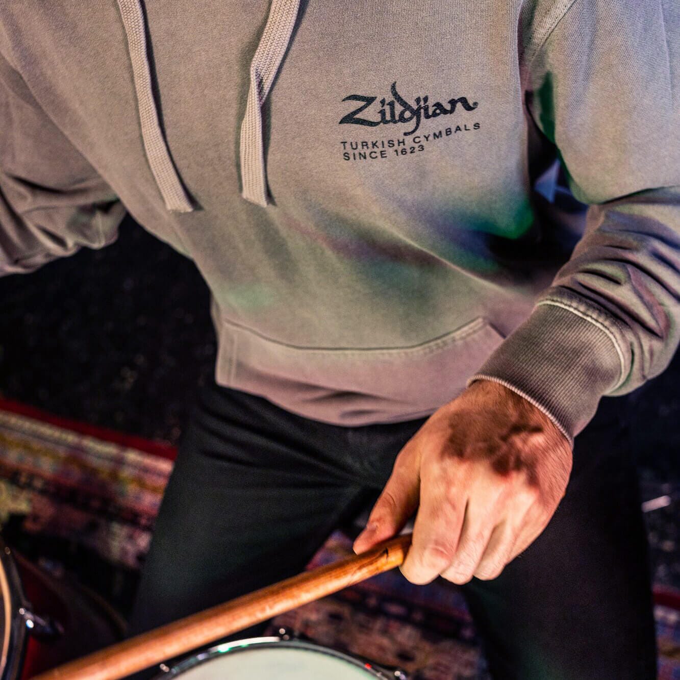 Zildjian Limited Edition Hoodie Kapuzenpullover Baumwolle Braun