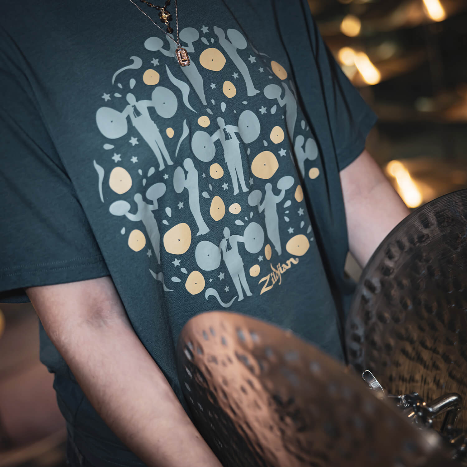 Zildjian 400th Anniversary Classical T-Shirt Baumwolle schwarz