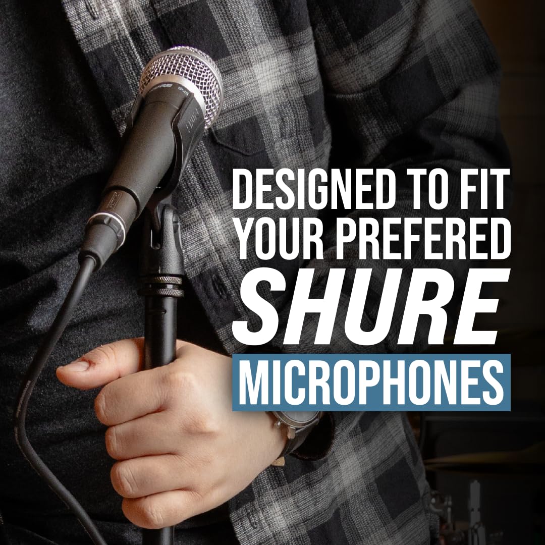 Shure by Gator Mikrofonständer Rundsockel Schwarz