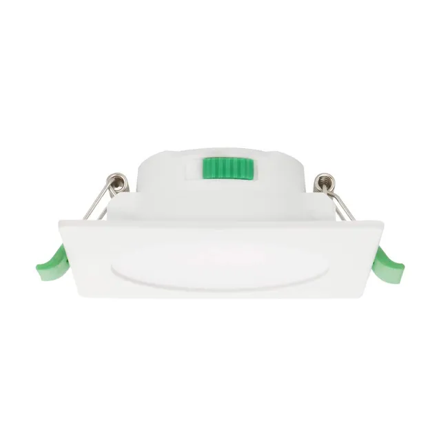 Alusso Recessed Ceiling Light 7W Einbaustrahler eckig dimmbar