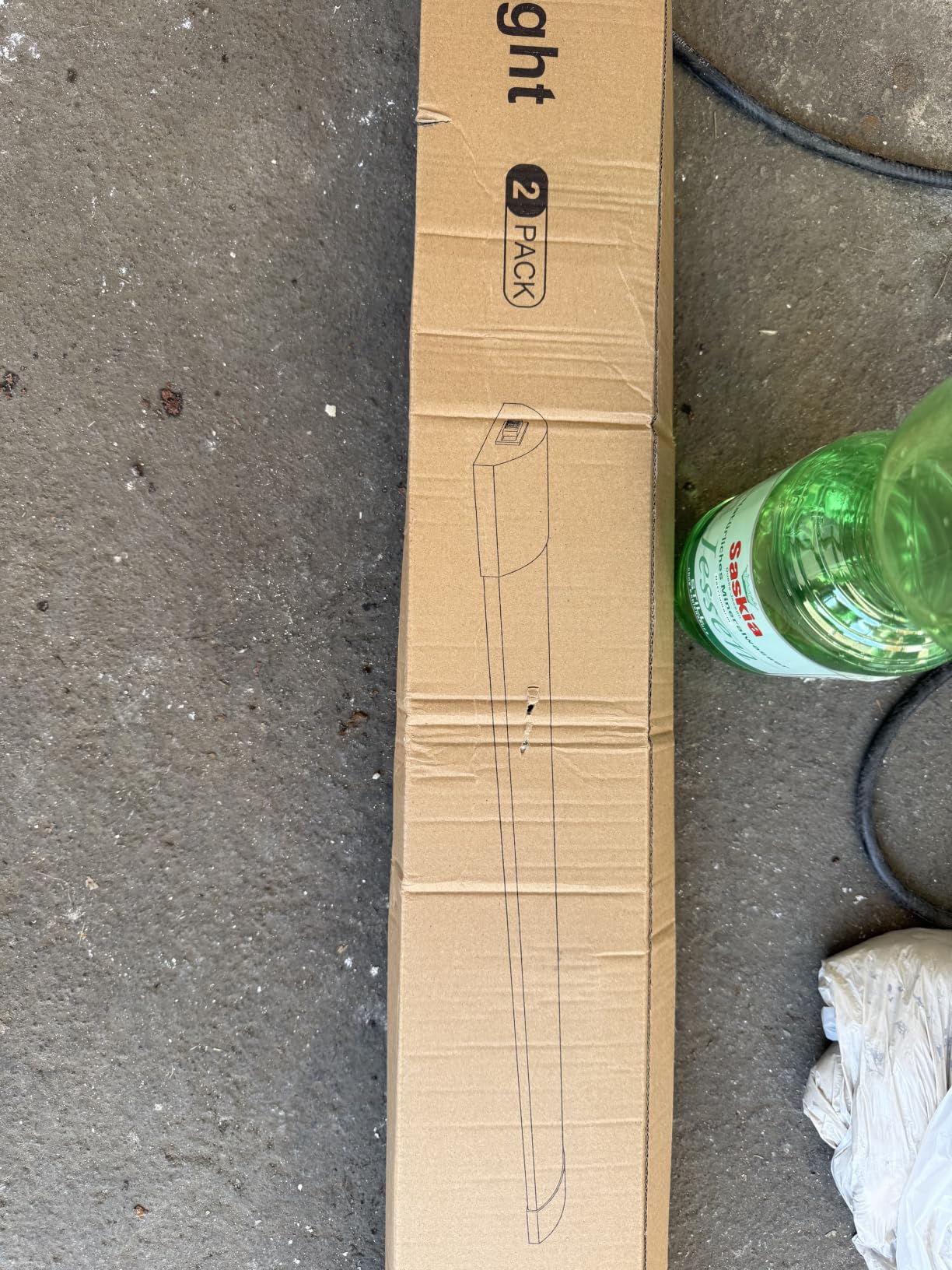 Alusso LED Röhre 117cm 40W 2er Set 3CCT IP20