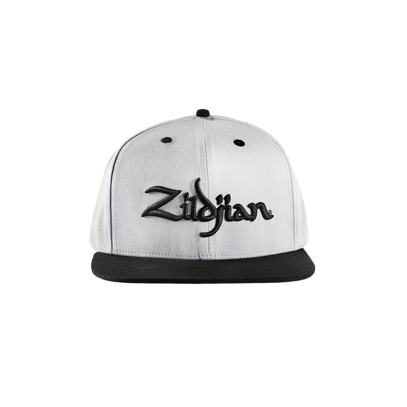 Zildjian 6-Panel Snapback Cap weiß Acryl Einheitsgröße