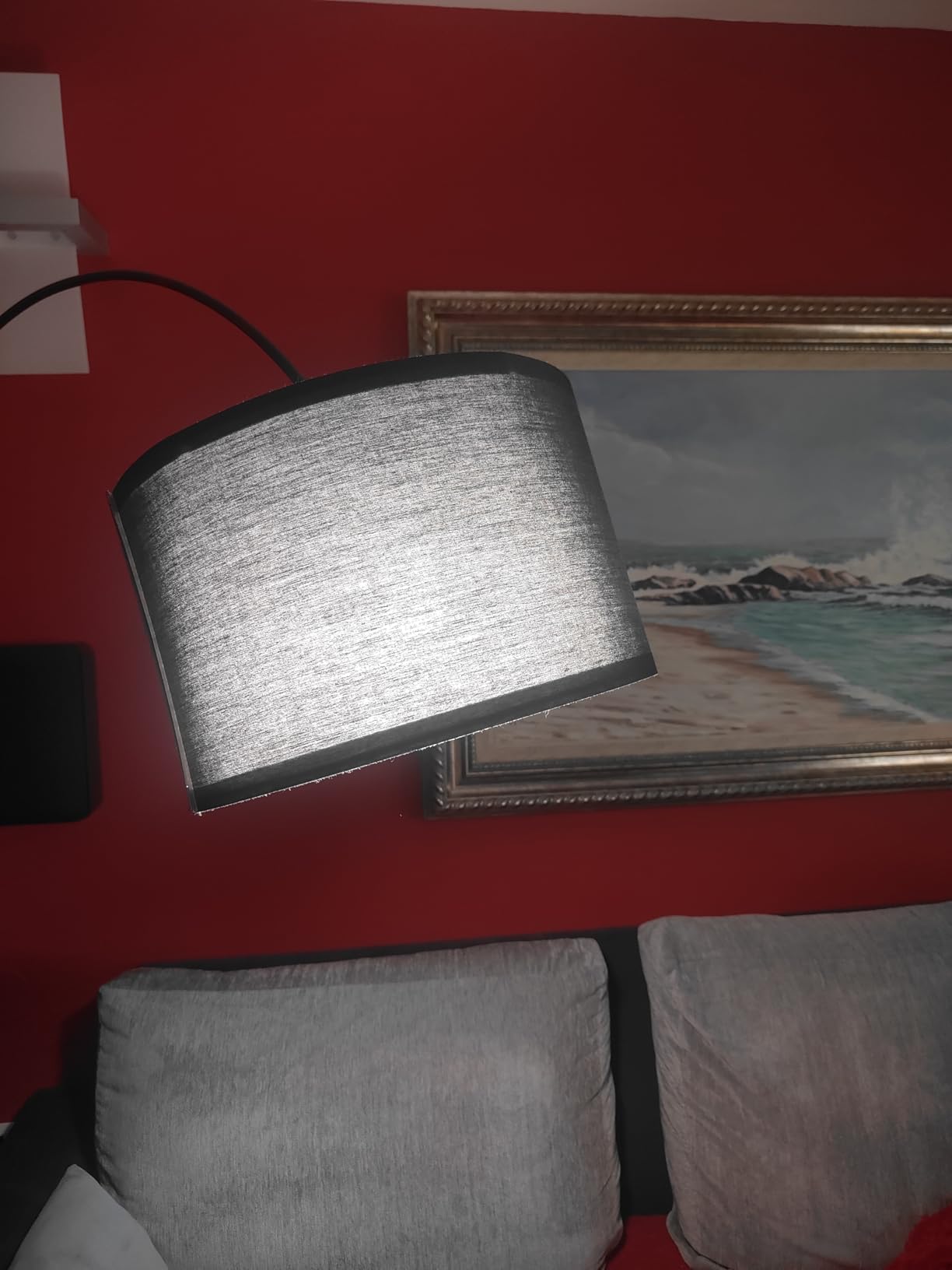 Modlicht Jasmin Bogenlampe Stehlampe Beige 165-180cm E27