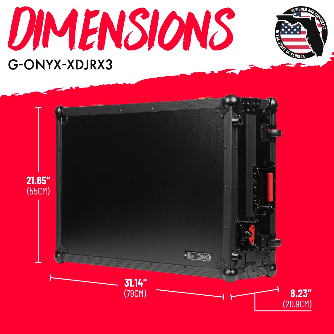 Gator DJ G-Onyx-XDJRX3 Flightcase für Pioneer XDJ-RX3