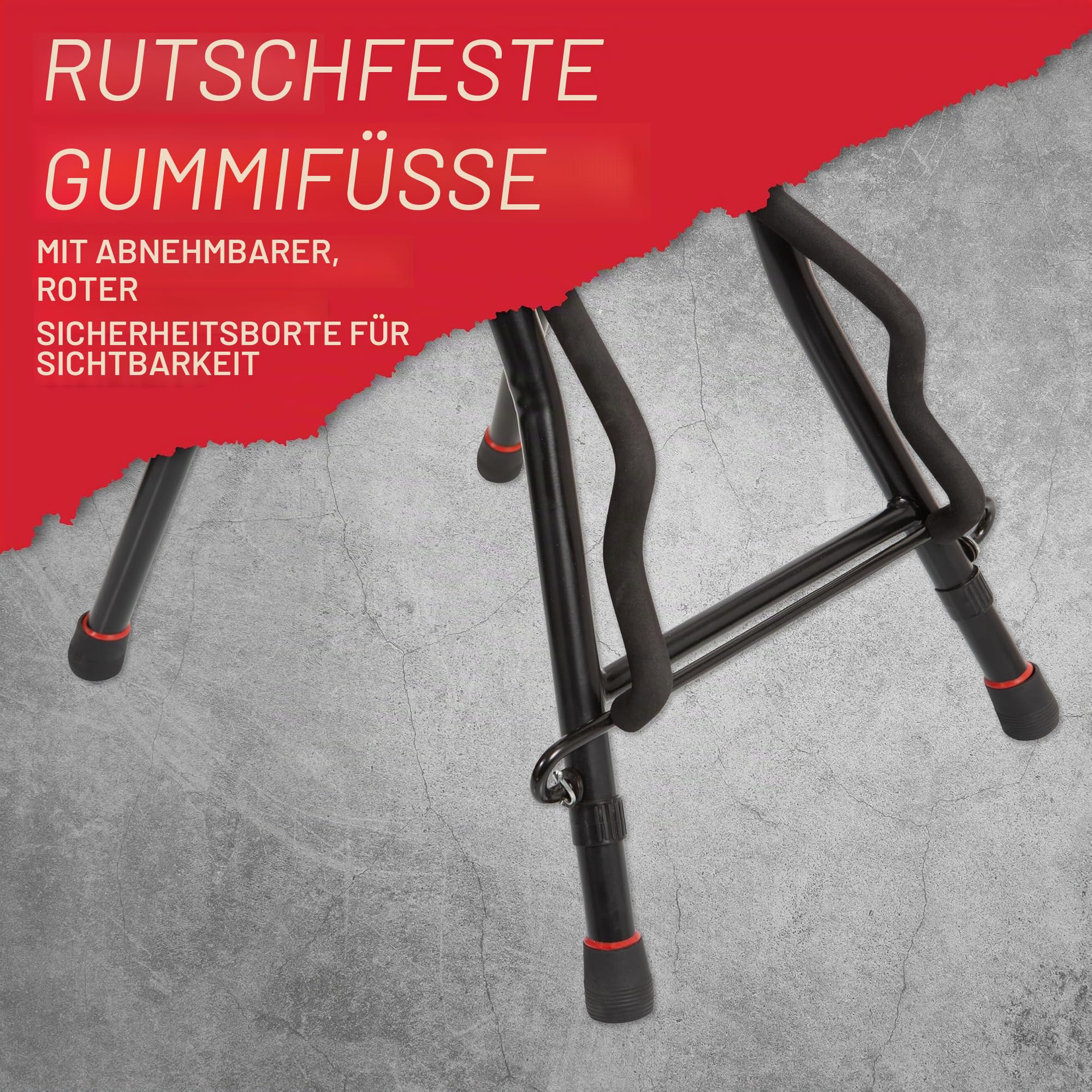 Gator Guitar GFW-GTRSTOOL Gitarrenhocker mit Ständer