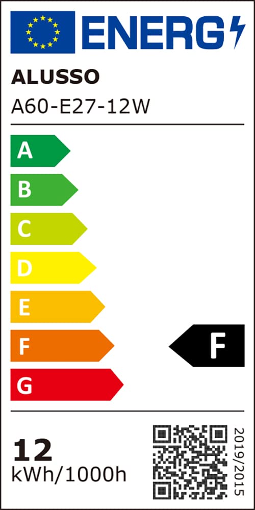 Alusso Bulb E27 LED Glühbirne 12W Warmweiß 3000K 10er-Pack