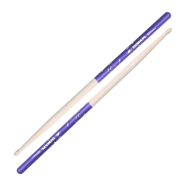 Zildjian 5A Purple DIP Drumsticks Sticks Grip