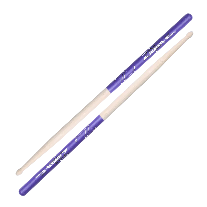 Zildjian 5A Purple DIP Drumsticks Sticks Grip