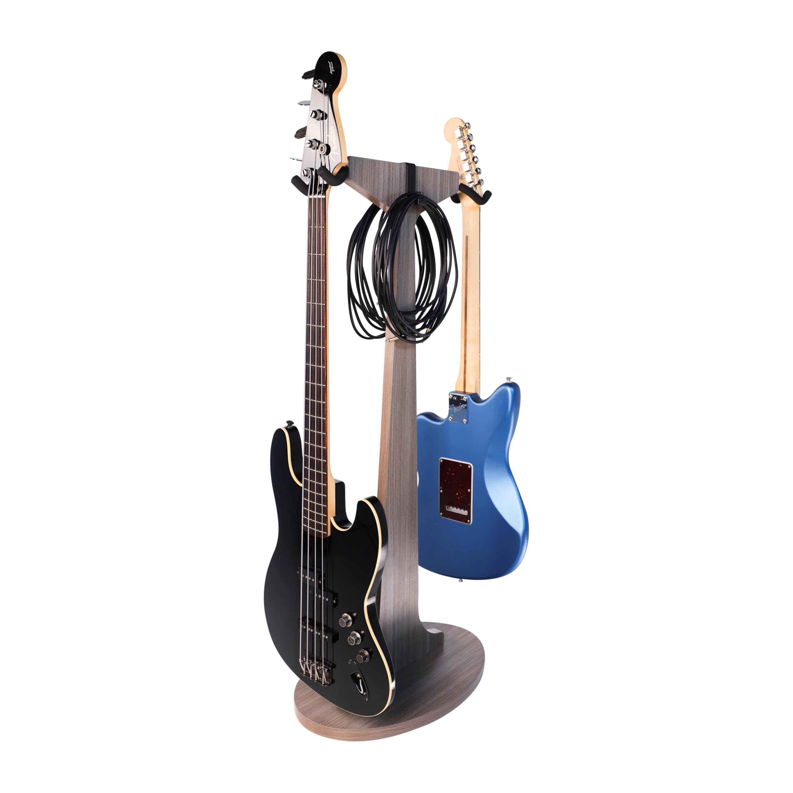 Gator Frameworks Elite Gitarrenständer 2-fach Driftwood Grey Holz