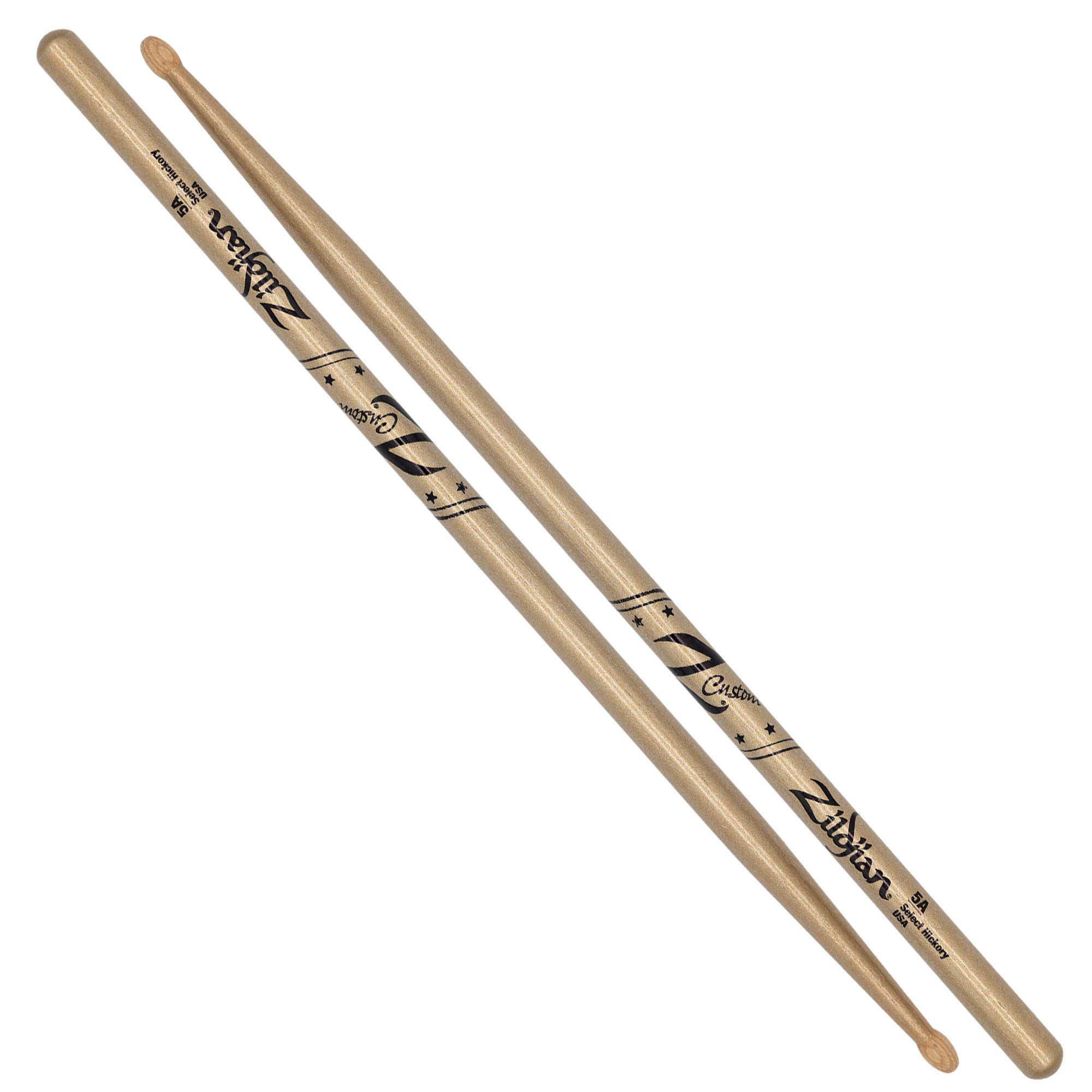 Zildjian Z Custom LE Drumsticks 5A Gold Chroma Holzkopf