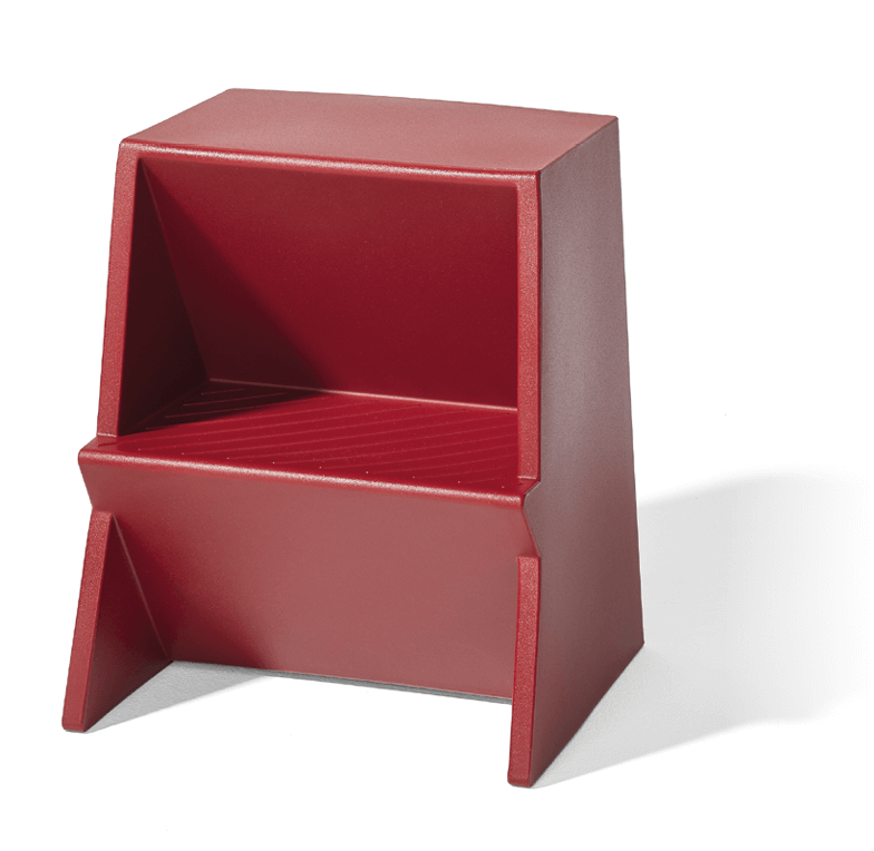 Richard Lampert Mono Sessel Purpurrot Messemuster