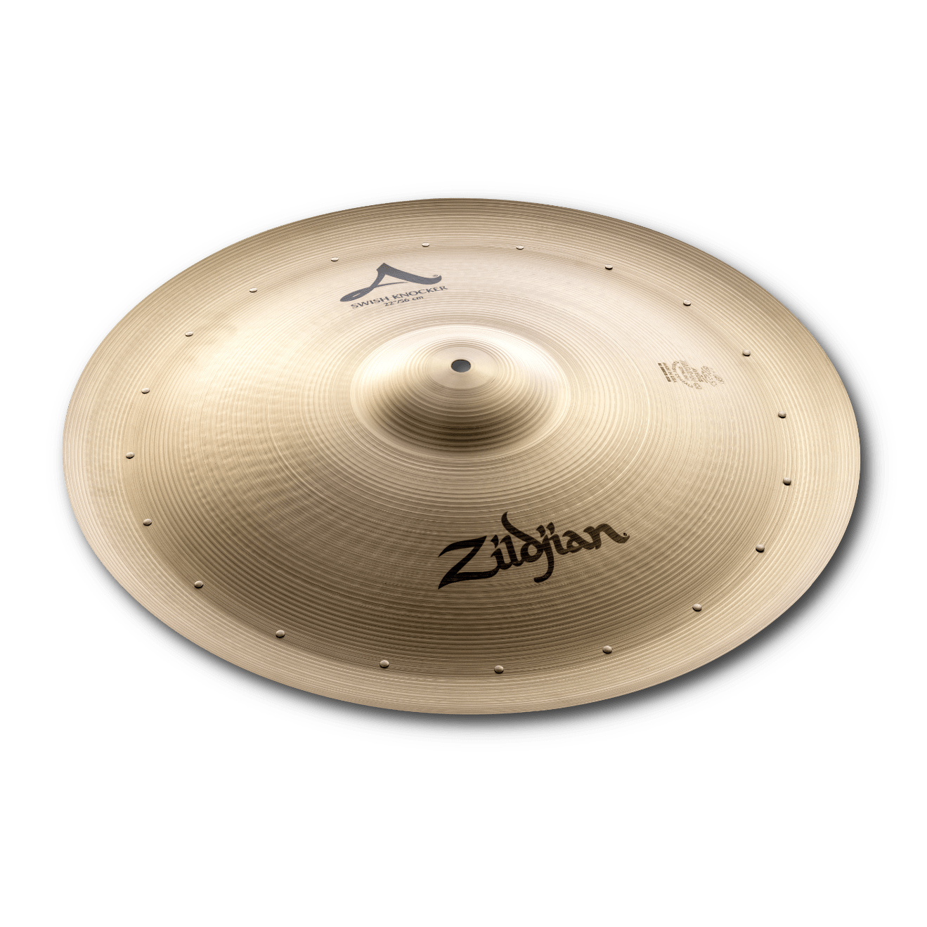 Zildjian A Swish Knocker Becken 22 Zoll 20 Nieten