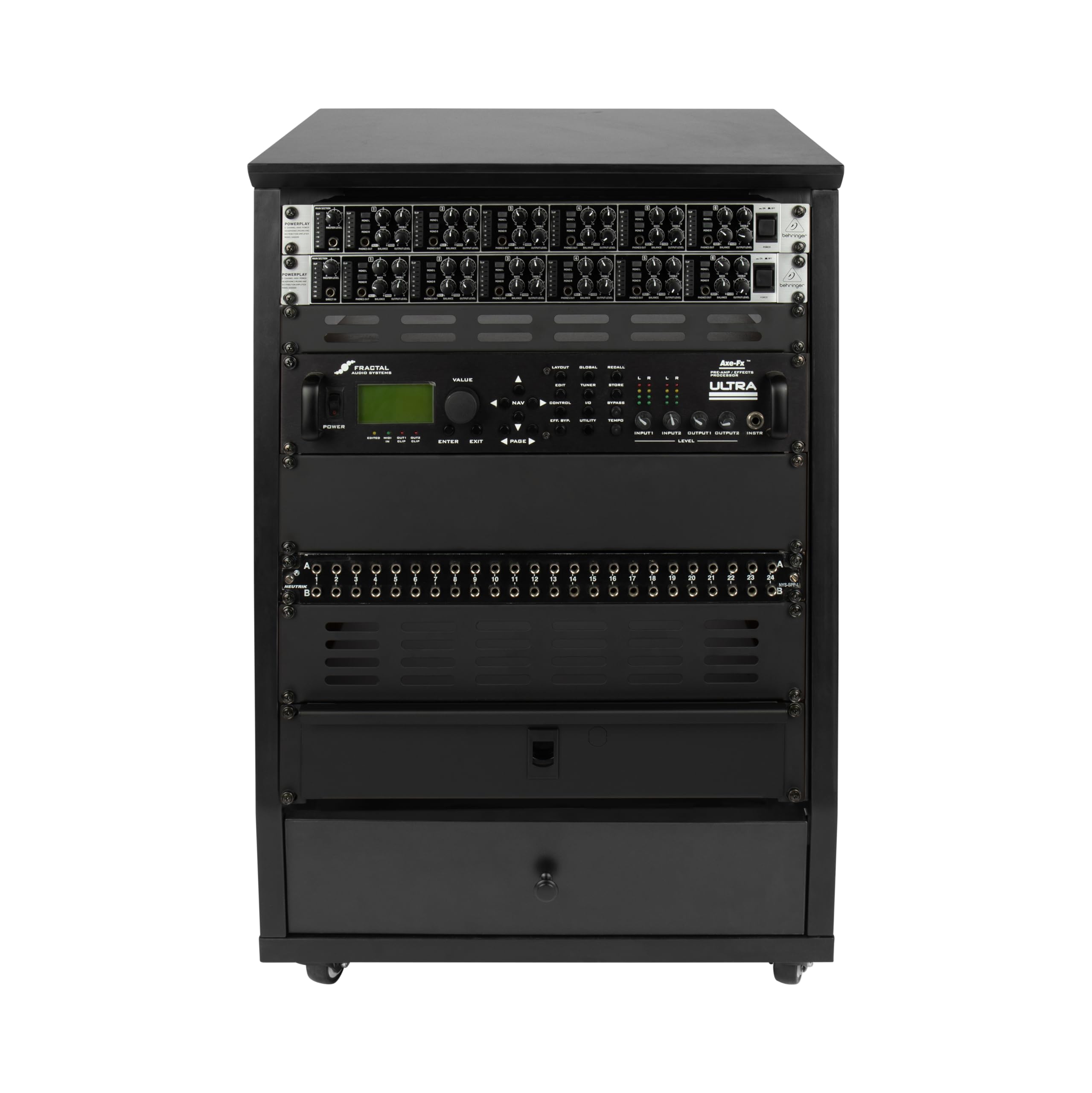 Gator Frameworks Elite GFW-ELITESTUDIORK12-BLK Studio-Rack 12U Schwarz