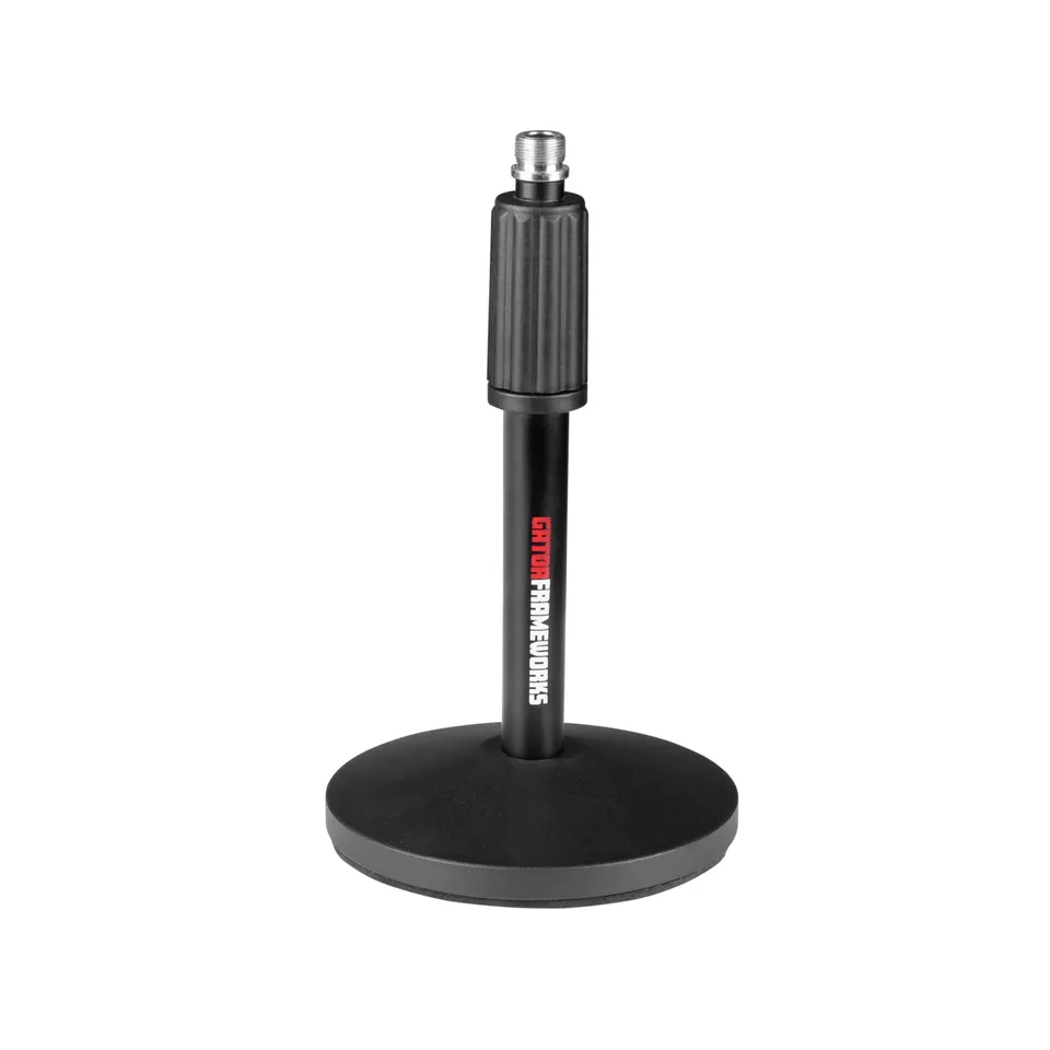 Gator Microphones Desktop-Ständer 2er-Pack mit XLR-Kabel