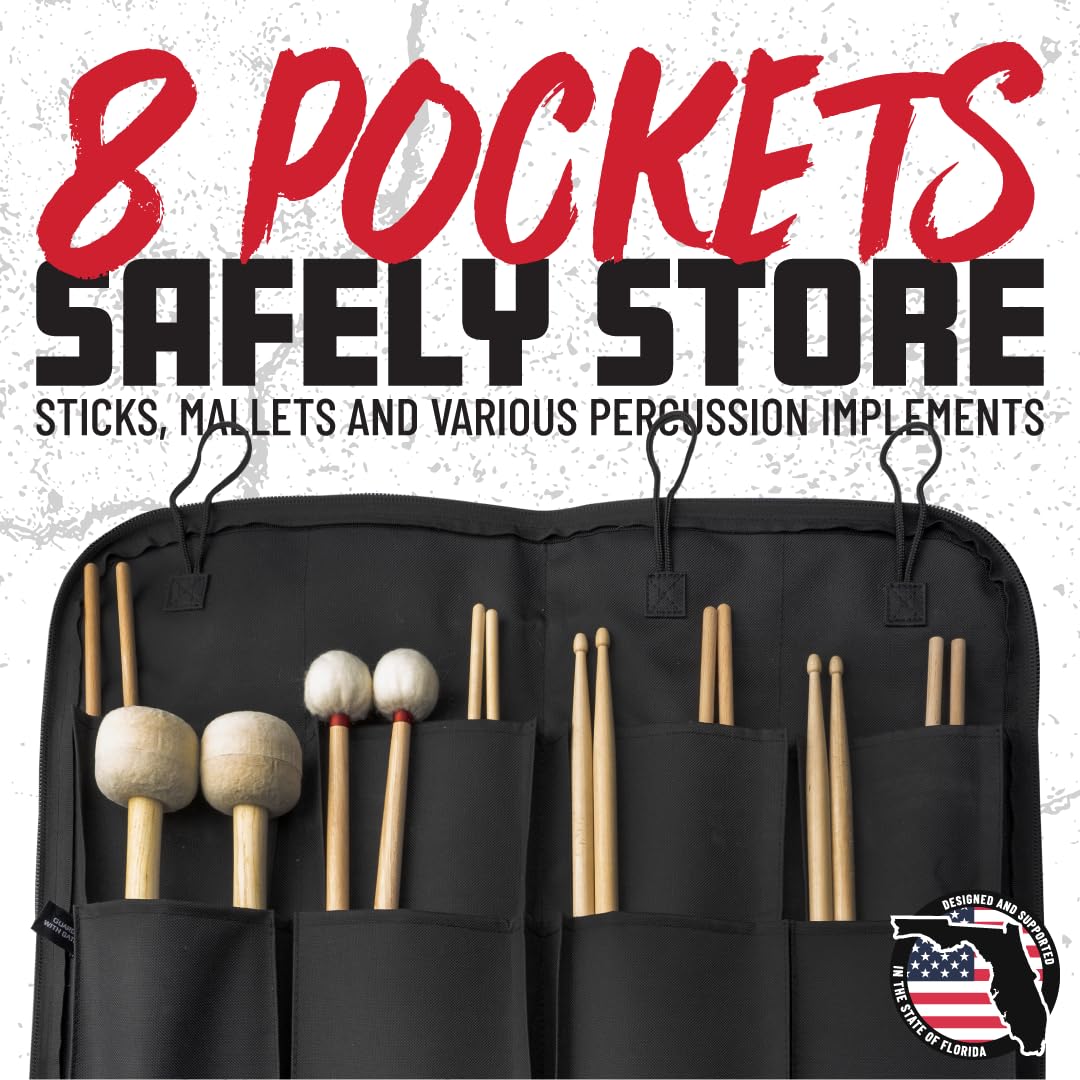 Gator Standard Drumstick-Tasche Mallet 8 Fächer