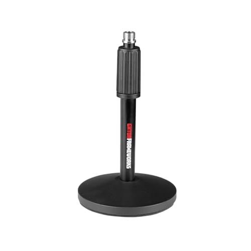Gator Microphones Desktop-Ständer 2er-Pack mit XLR-Kabel