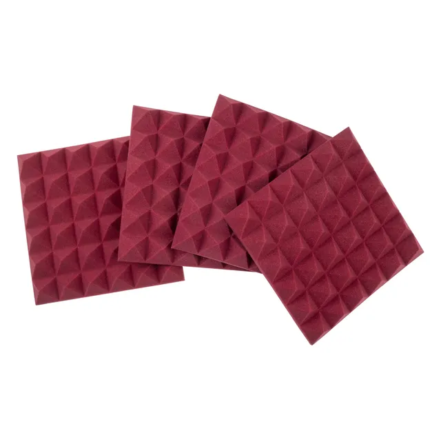 Gator Frameworks GFW-ACPNL1212PBDY-4PK Akustikpanel 12x12 Burgundy