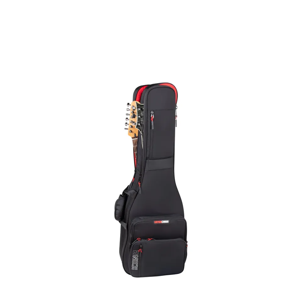 Gator ICON Take-Two Doppel-Gigbag 2 E-Gitarren Nylon