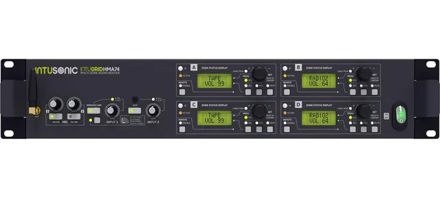 INTUSONIC INTUGRID HMA74 Audiosteuerung 4-Zonen Router