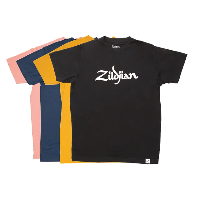 Zildjian Classic Logo Tee T-Shirt schwarz Baumwolle